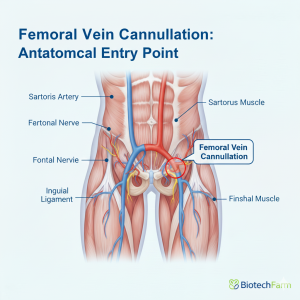 femoral vein entry point
