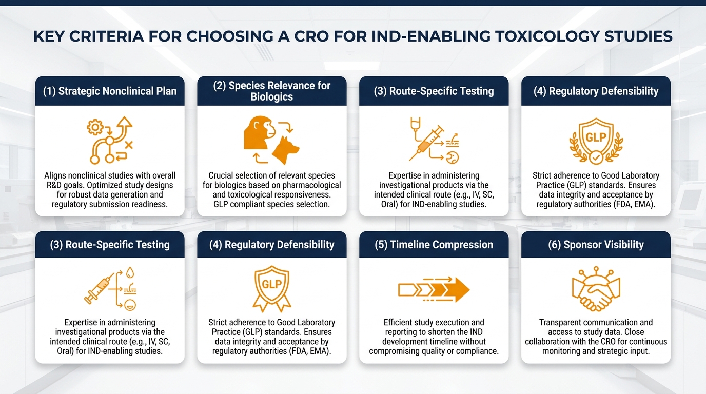 Choosing a CRO for IND-Enabling Toxicology Studies