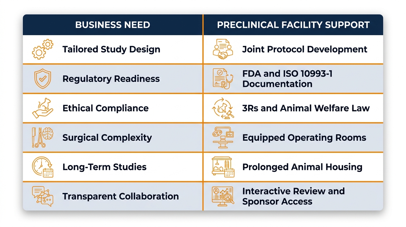Mapping Business Needs to Preclinical Capabilities at Biotech Farm