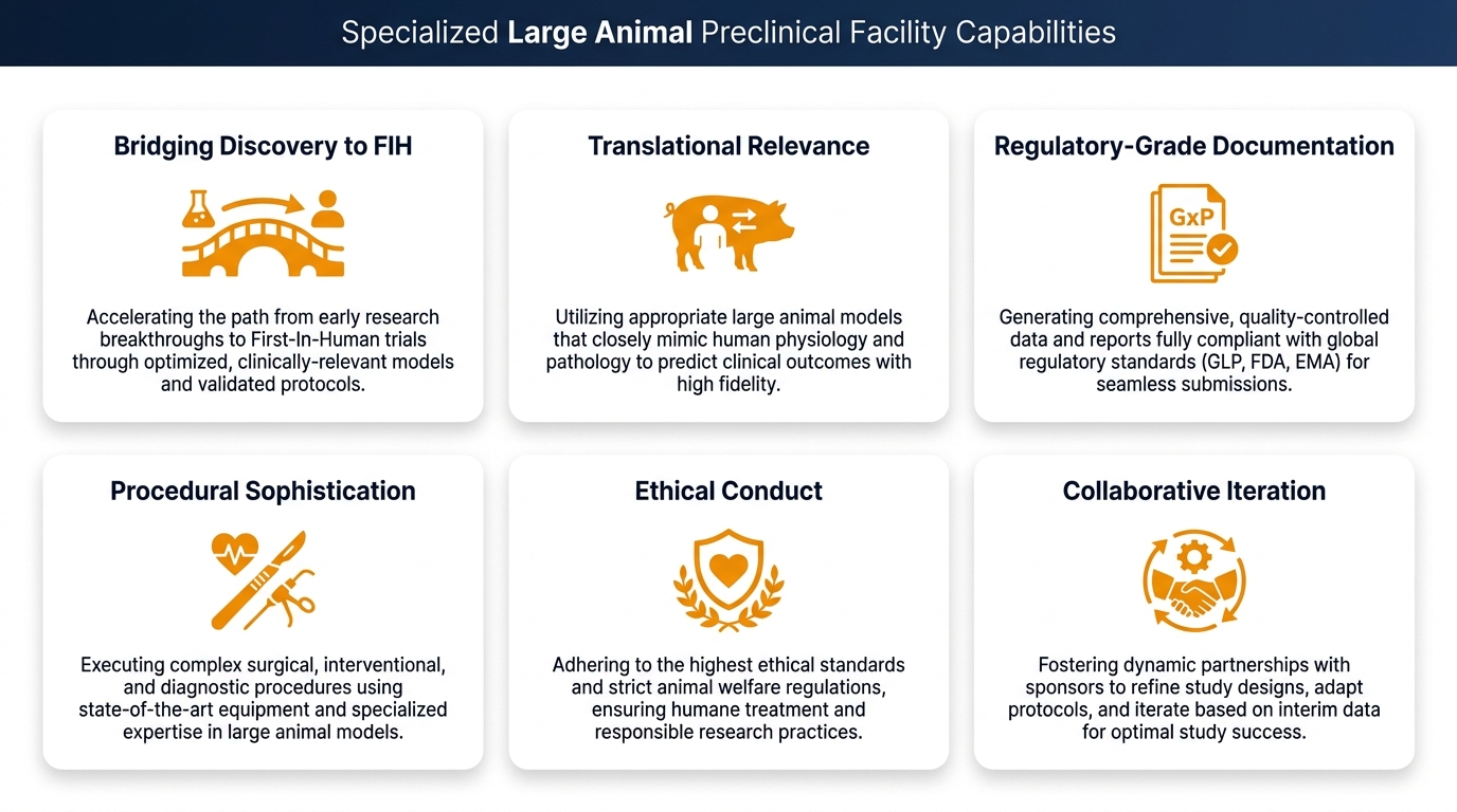Biotech Farm Large Animal Preclinical Facility — IND and NDA Study Support
