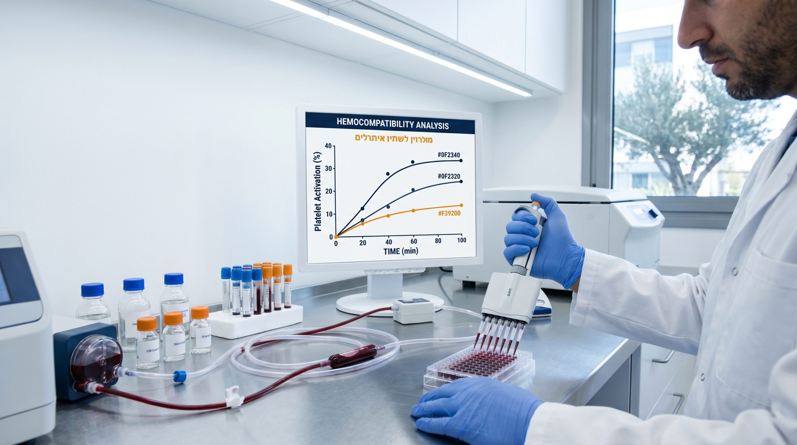 Evaluating thrombosis and hemocompatibility for vascular catheters
