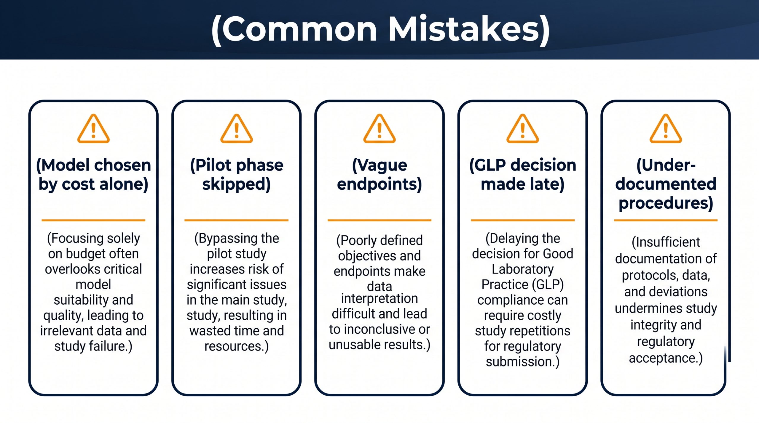 Common Mistakes Sponsors Make in Preclinical Endoscopic Studies